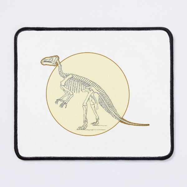 Item preview, Iguanodon Dinosaur Skeleton - Cool Yellow Dino designed and sold by AlanPhotoArt.