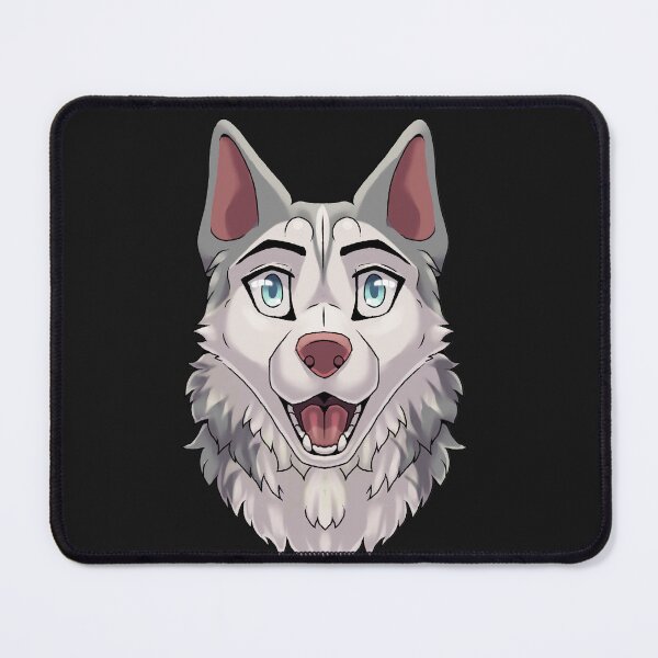 Item preview, Shocked Surprised Expression Gray Husky Dog designed and sold by Bamsdrawz.
