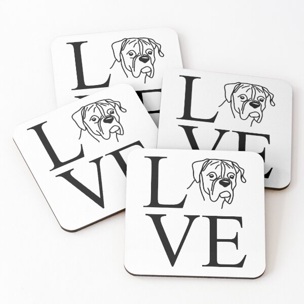 Item preview, love dear german boxer, german boxer designed and sold by dog-shirt.