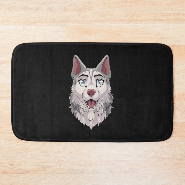 Item preview, Shocked Surprised Expression Gray Husky Dog designed and sold by Bamsdrawz.
