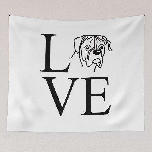Item preview, love dear german boxer, german boxer designed and sold by dog-shirt.