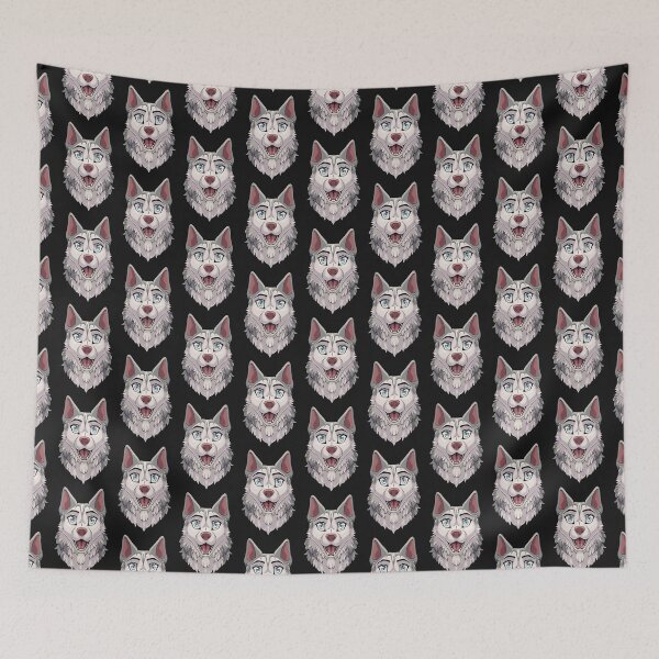 Item preview, Shocked Surprised Expression Gray Husky Dog designed and sold by Bamsdrawz.