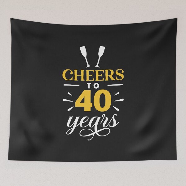 Item preview, Birthday 40 party / cheers to 40 years party celebration  designed and sold by portrait4you.