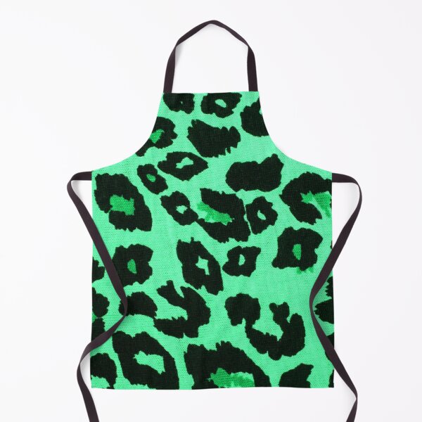 Item preview, Spearmint Leopard Print designed and sold by TotallyRetroArt.