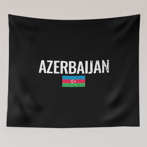 Item preview, Azerbaijan Vintage Azerbaijan Flag designed and sold by max-it-out.