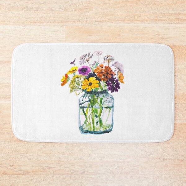 Item preview, Mason Jar Wildflower Bouquet designed and sold by Kaamalauppias.