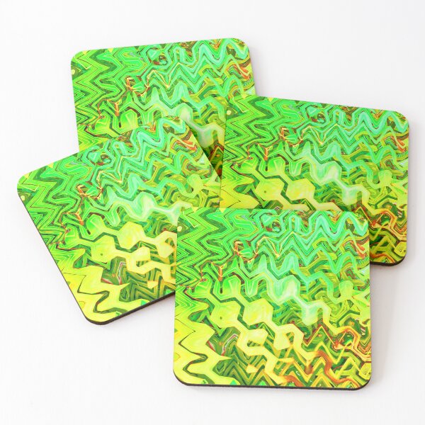 Item preview, Hippie Style Tropical Colors Abstract Botanical Fruity Lemon and Lime Shades 2 of 4 designed and sold by Beachy.