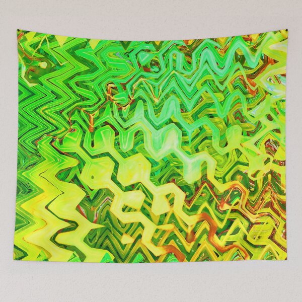 Item preview, Hippie Style Tropical Colors Abstract Botanical Fruity Lemon and Lime Shades 2 of 4 designed and sold by Beachy.