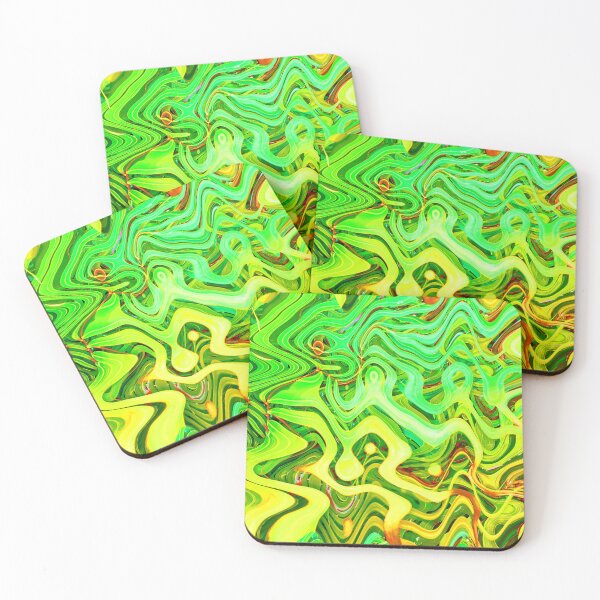 Item preview, Hippie Style Tropical Colors Abstract Botanical Fruity Lemon and Lime Shades 3 of 4 designed and sold by Beachy.