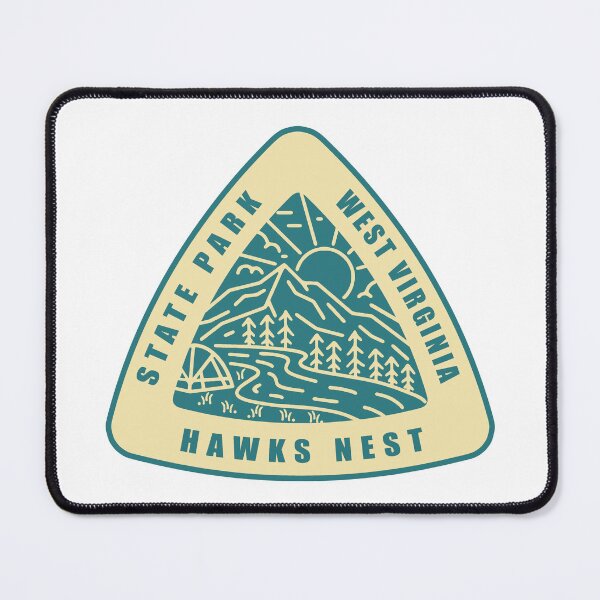 Item preview, Hawks Nest State Park WV Triangle Logo designed and sold by VanyaKar.