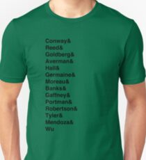 Mighty Ducks Roster Unisex T-Shirt