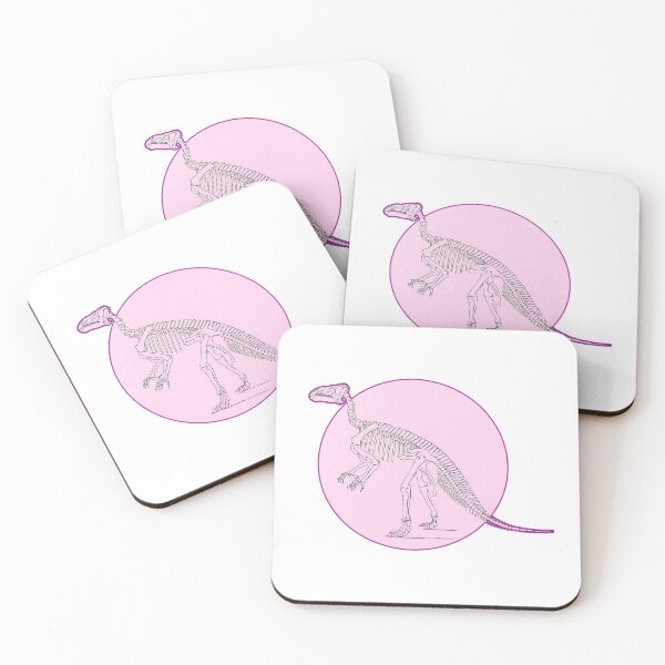 Item preview, Iguanodon Dinosaur Skeleton - Cool Pink Dino Designed designed and sold by AlanPhotoArt.