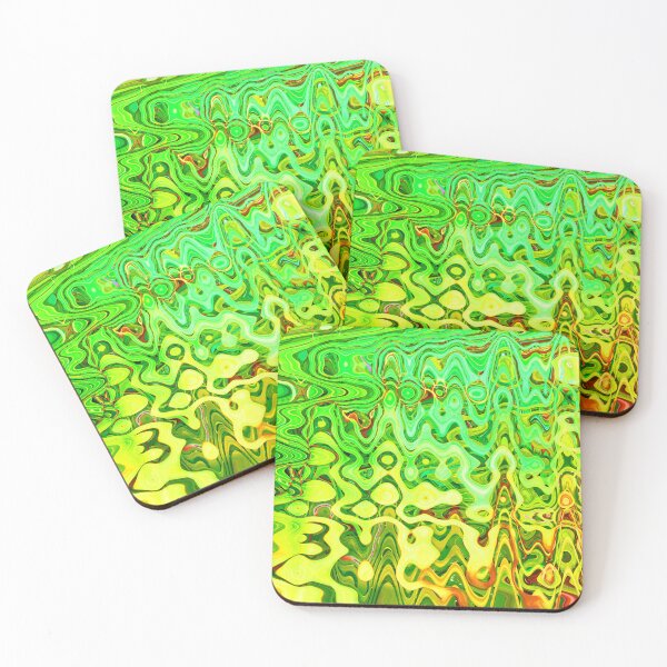 Item preview, Hippie Style Tropical Colors Abstract Botanical Fruity Lemon and Lime Shades 4 of 4 designed and sold by Beachy.