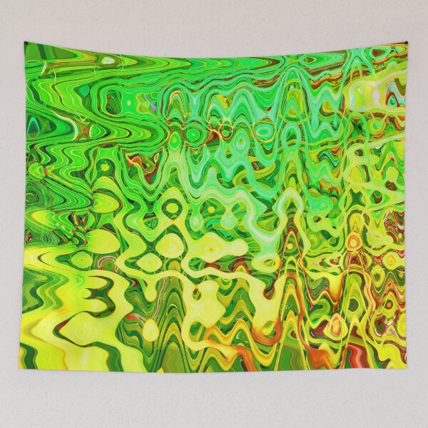 Item preview, Hippie Style Tropical Colors Abstract Botanical Fruity Lemon and Lime Shades 4 of 4 designed and sold by Beachy.