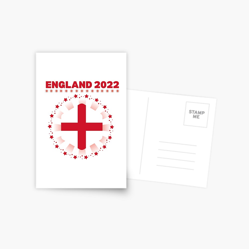 world-cup-qatar-2022-england-flag-postcard-for-sale-by-mr-socololo