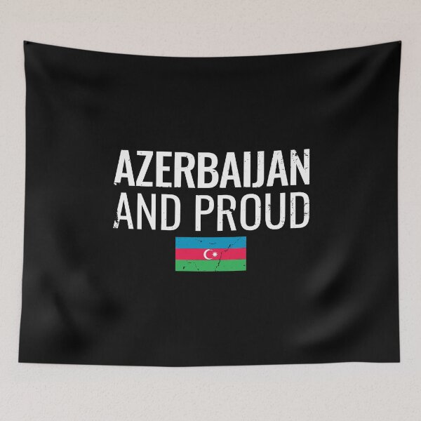Item preview, Azerbaijan And Proud Azerbaijan flag designed and sold by max-it-out.
