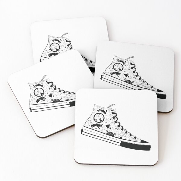 Item preview, Space Converse Illustration White designed and sold by MickeyEdwards.