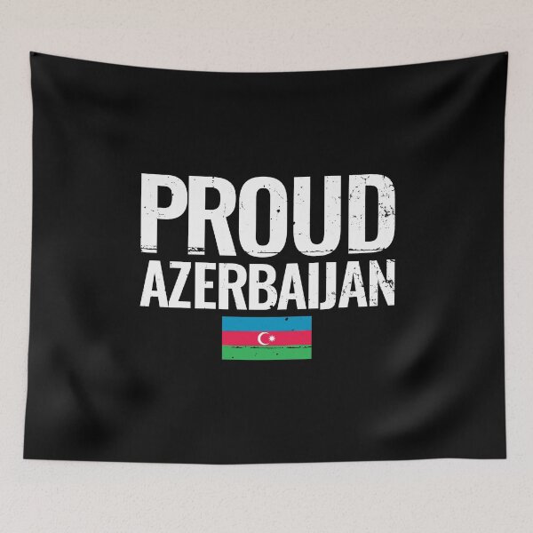 Item preview, Proud Azerbaijan Azerbaijan flag designed and sold by max-it-out.