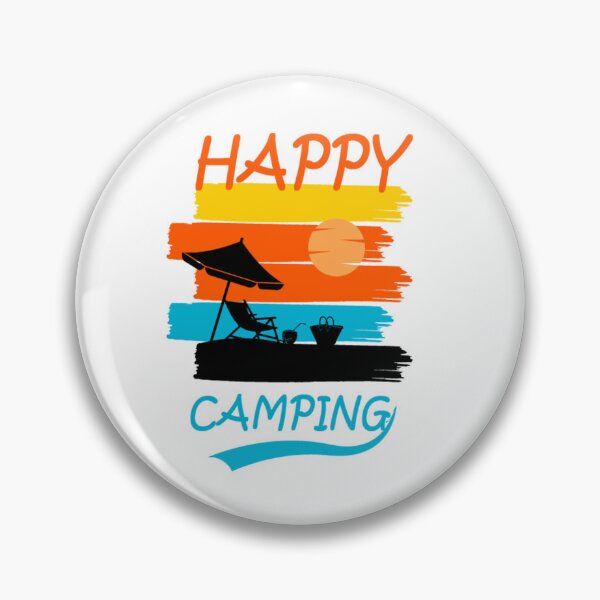 Item preview, Happy Camping Shirt Funny Cute -Tee Short  designed and sold by tasmin-shop.