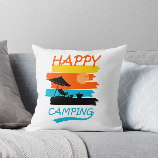Item preview, Happy Camping Shirt Funny Cute -Tee Short  designed and sold by tasmin-shop.