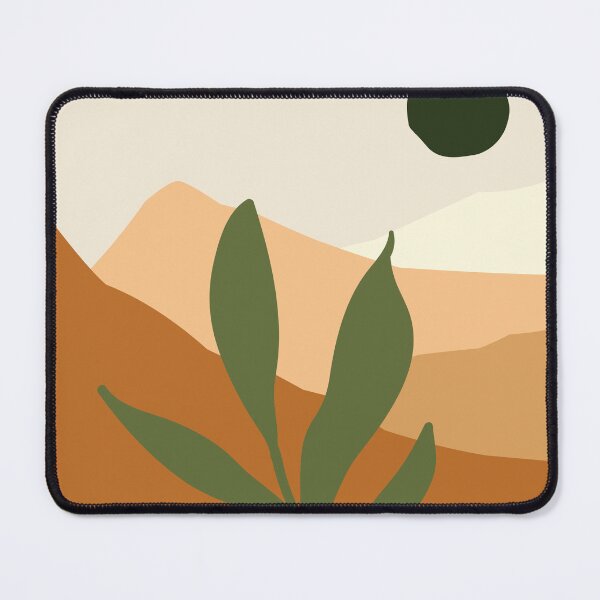 Item preview, Boho Abstract Art Landscape Sunset Mountains Design designed and sold by zedonee.