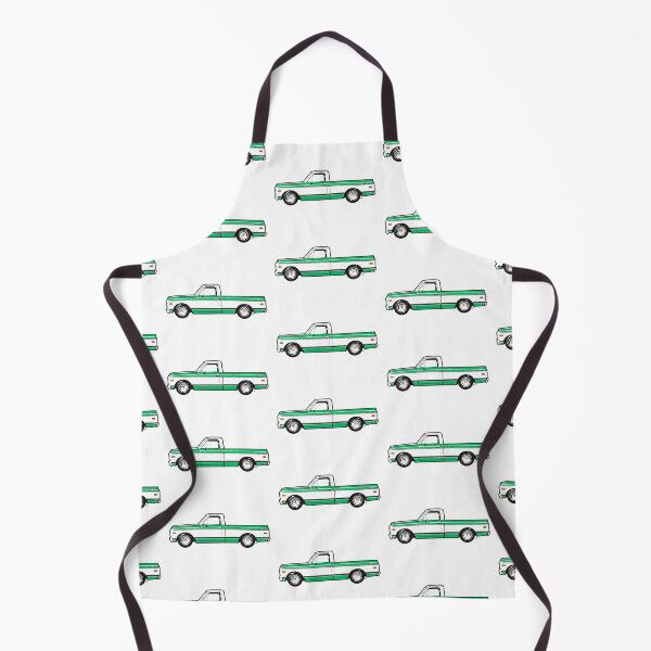 Item preview, Green & White 60s C Truck designed and sold by MandyCarsArts.