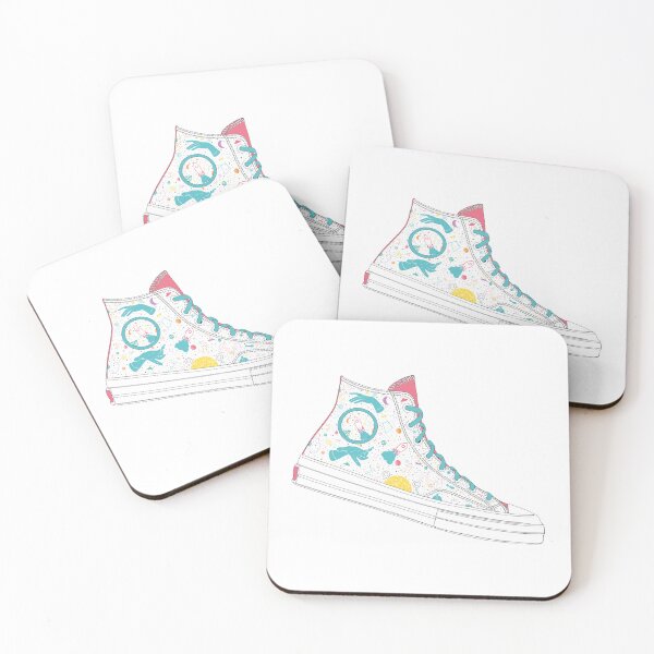 Item preview, Space Converse Illustration White & pastel colour designed and sold by MickeyEdwards.