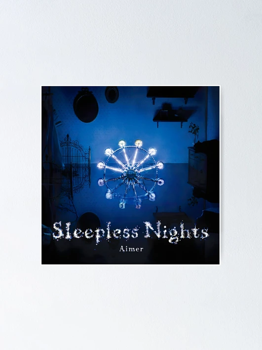 Aimer Sleepless Nights 片面印刷 B2 ポスター fposter,x_small,wall_texture,
