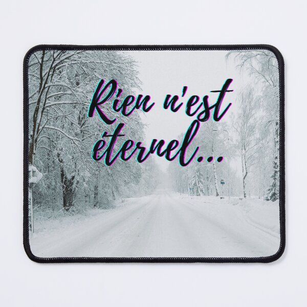 Item preview, Nothing lasts forever - popular french quotes theme gifts  designed and sold by RebelliousRosee.