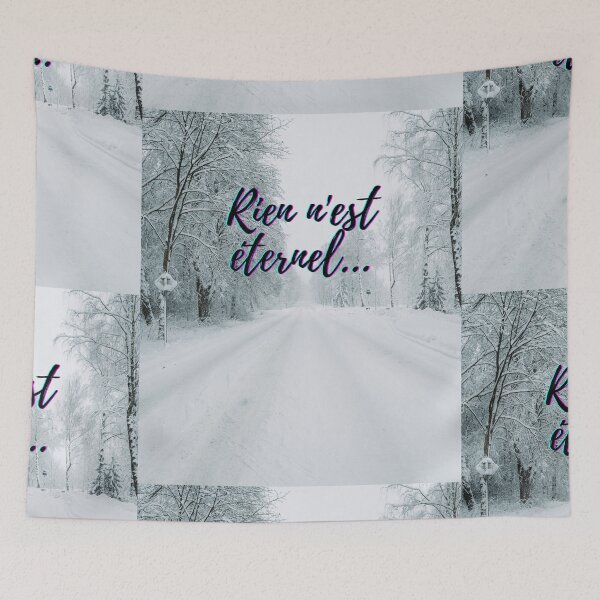 Item preview, Nothing lasts forever - popular french quotes theme gifts  designed and sold by RebelliousRosee.