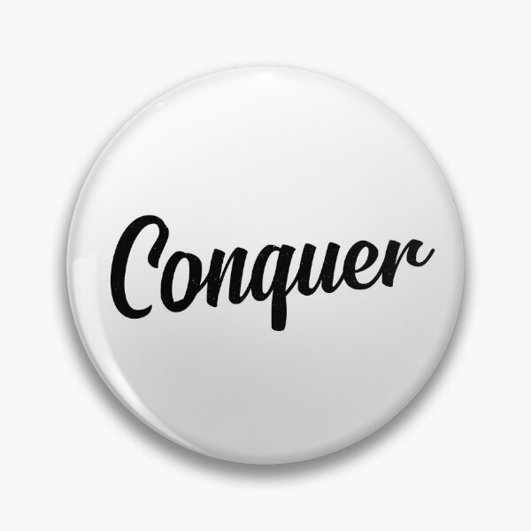 Item preview, Conquer - gym fitness motivation designed and sold by TeeMonsters.