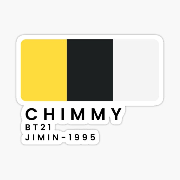 Artikel-Vorschau von Chimmy-Farbpalette BT21, designt und verkauft von tokki-drawings.