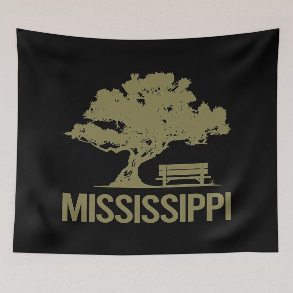 Item preview, Bench And Tree Mississippi designed and sold by nguyentanshop.