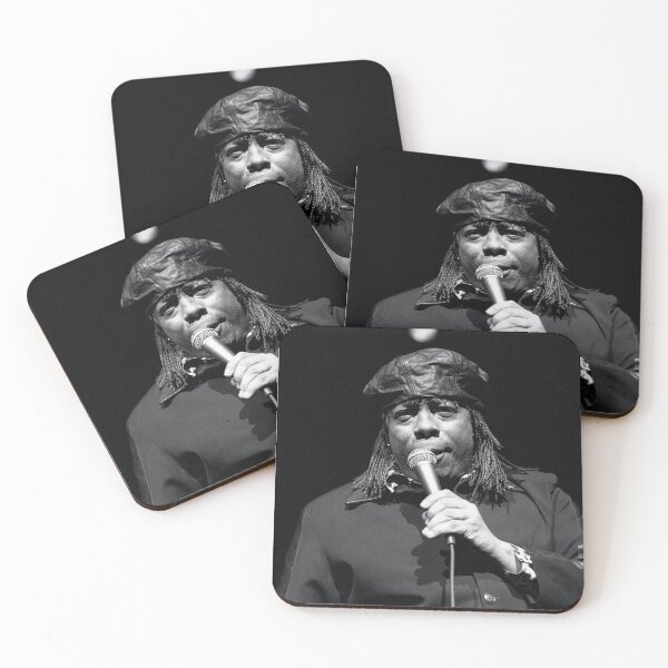 Item preview, Rick James - BW Photograph designed and sold by ConcertImages.