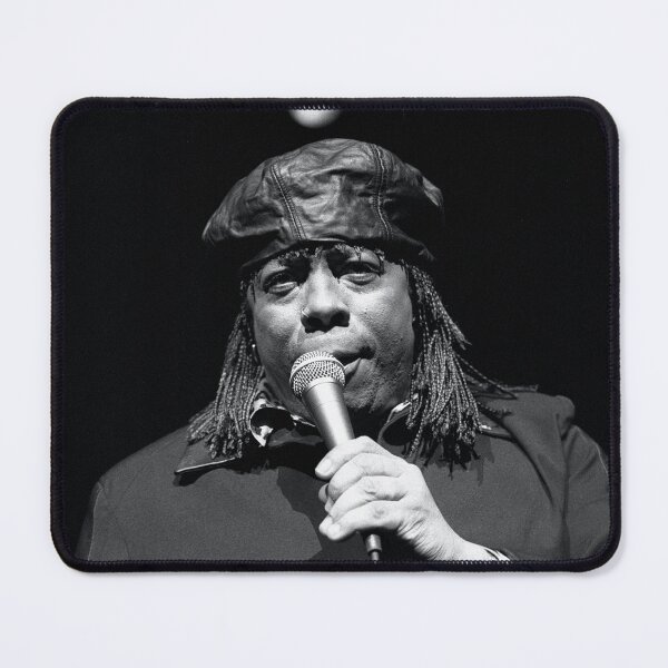 Item preview, Rick James - BW Photograph designed and sold by ConcertImages.