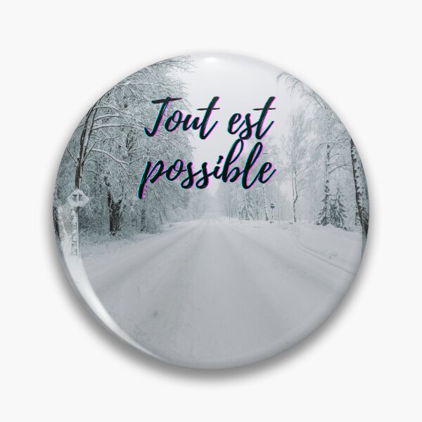 Item preview, Anything is possible - popular french quotes theme gifts  designed and sold by RebelliousRosee.