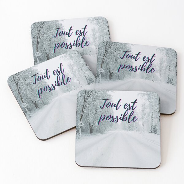 Item preview, Anything is possible - popular french quotes theme gifts  designed and sold by RebelliousRosee.