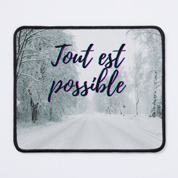 Item preview, Anything is possible - popular french quotes theme gifts designed and sold by RebelliousRosee.