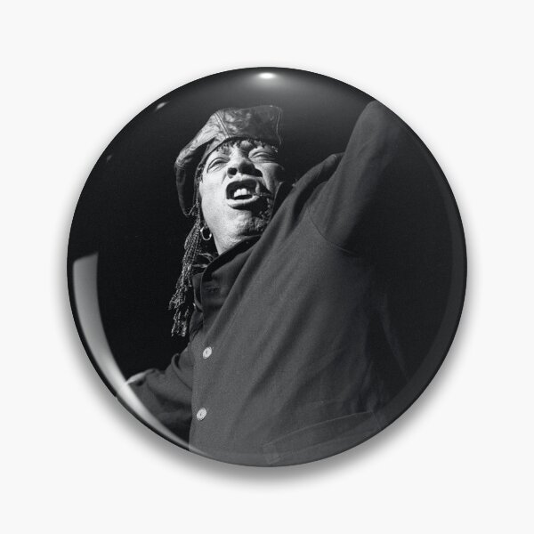 Item preview, Rick James - BW Photograph designed and sold by ConcertImages.