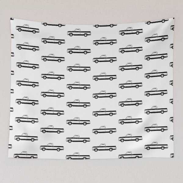 Item preview, Black & White 60s C Truck designed and sold by MandyCarsArts.