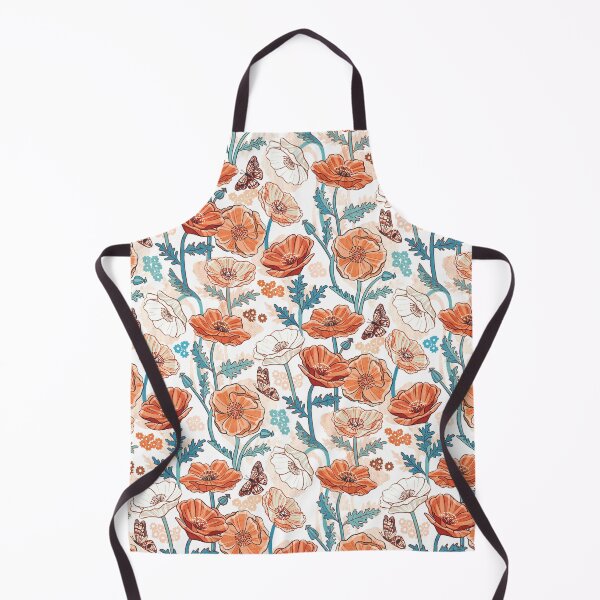 Item preview, Red and Blue Poppy Print designed and sold by TigaTiga.