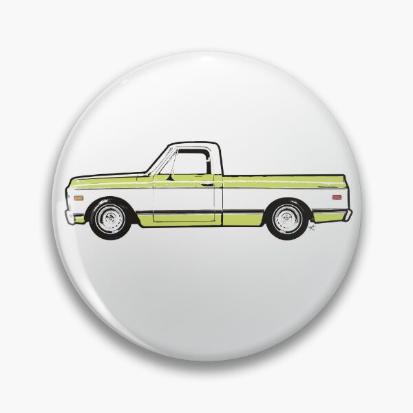 Item preview, Light Green & White 60s C Truck designed and sold by MandyCarsArts.