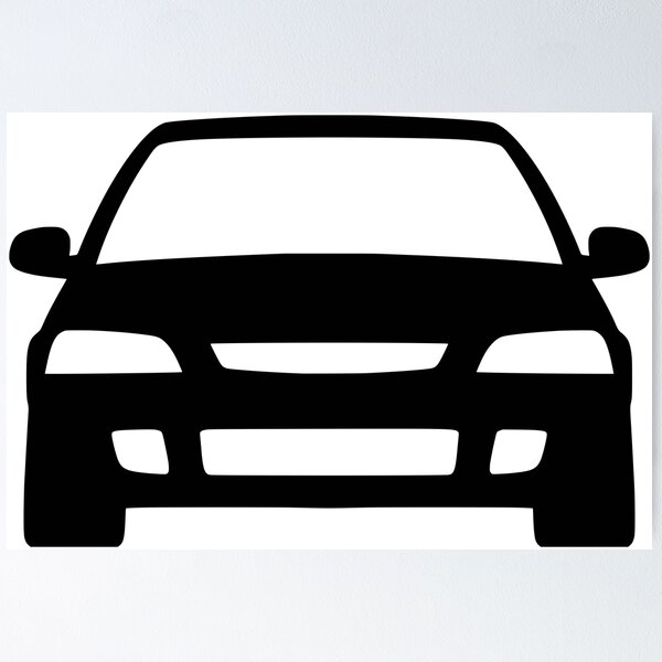 Item preview, Honda Civic MA MB MC black silhouette designed and sold by EdimDesign.