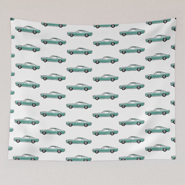 Item preview, Blue 60s FM Fastback designed and sold by MandyCarsArts.