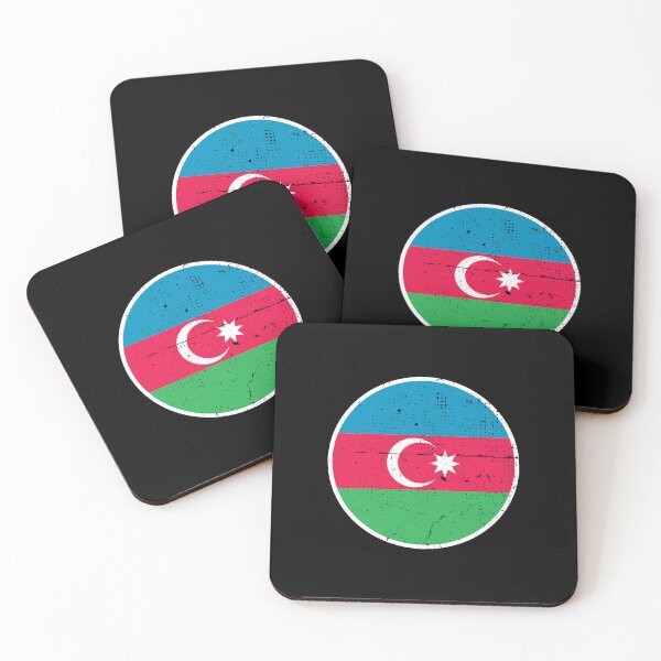 Item preview, Azerbaijan Vintage Azerbaijan Flag designed and sold by max-it-out.