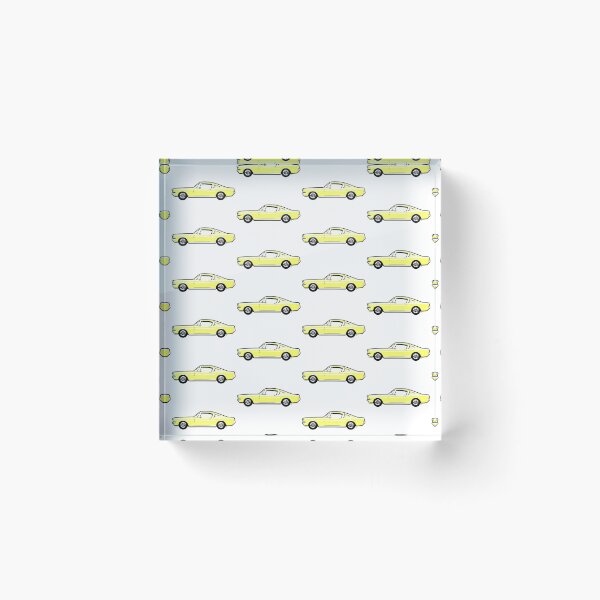 Item preview, Yellow 60s FM Fastback designed and sold by MandyCarsArts.