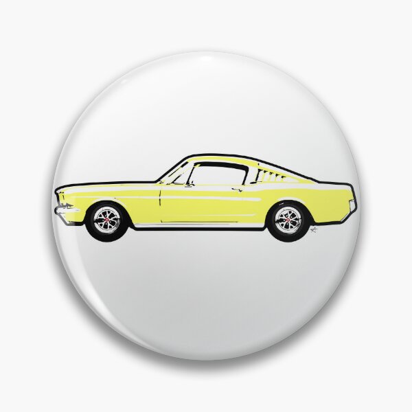 Item preview, Yellow 60s FM Fastback designed and sold by MandyCarsArts.
