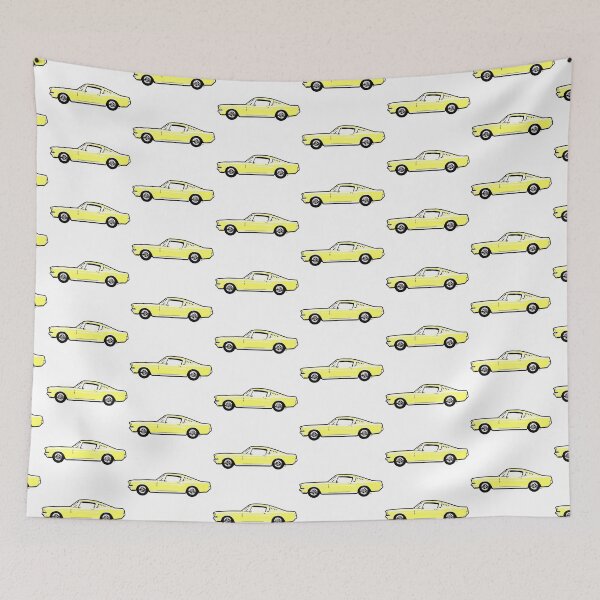 Item preview, Yellow 60s FM Fastback designed and sold by MandyCarsArts.