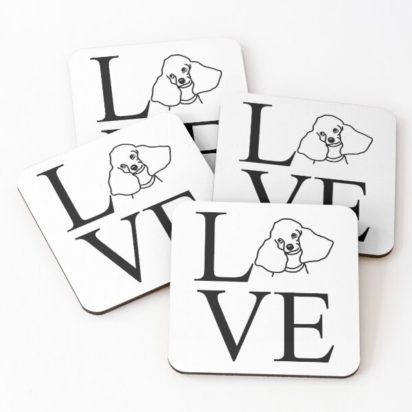 Item preview, love dear poodle, poodle designed and sold by dog-shirt.