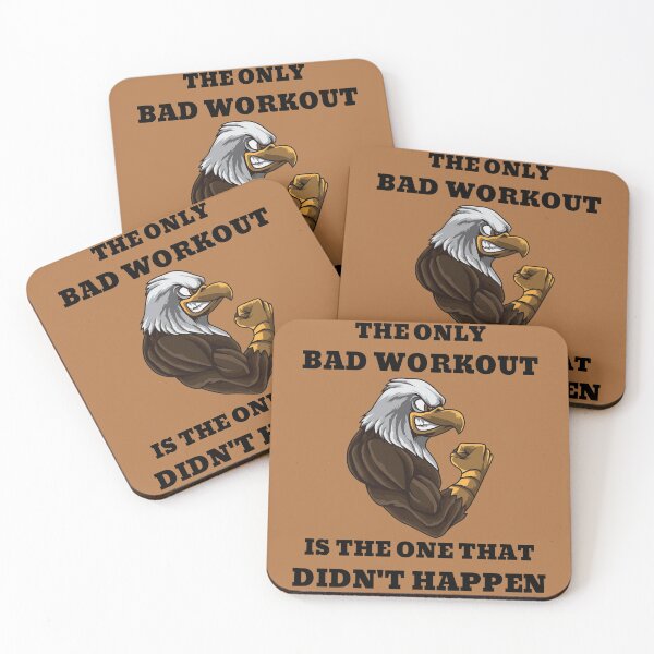 Item preview, The Only Bad Workout Is The One That Didnt Happen Muscular Eagle designed and sold by Pawn Shop JB.
